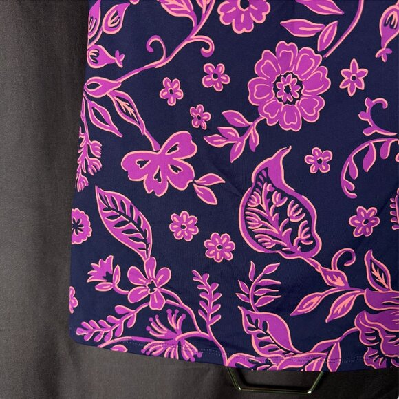 Lands End Womens 4, 2-10 LONG Square Neck Tankini Top Swimsuit Adjustable Straps - Picture 3 of 7